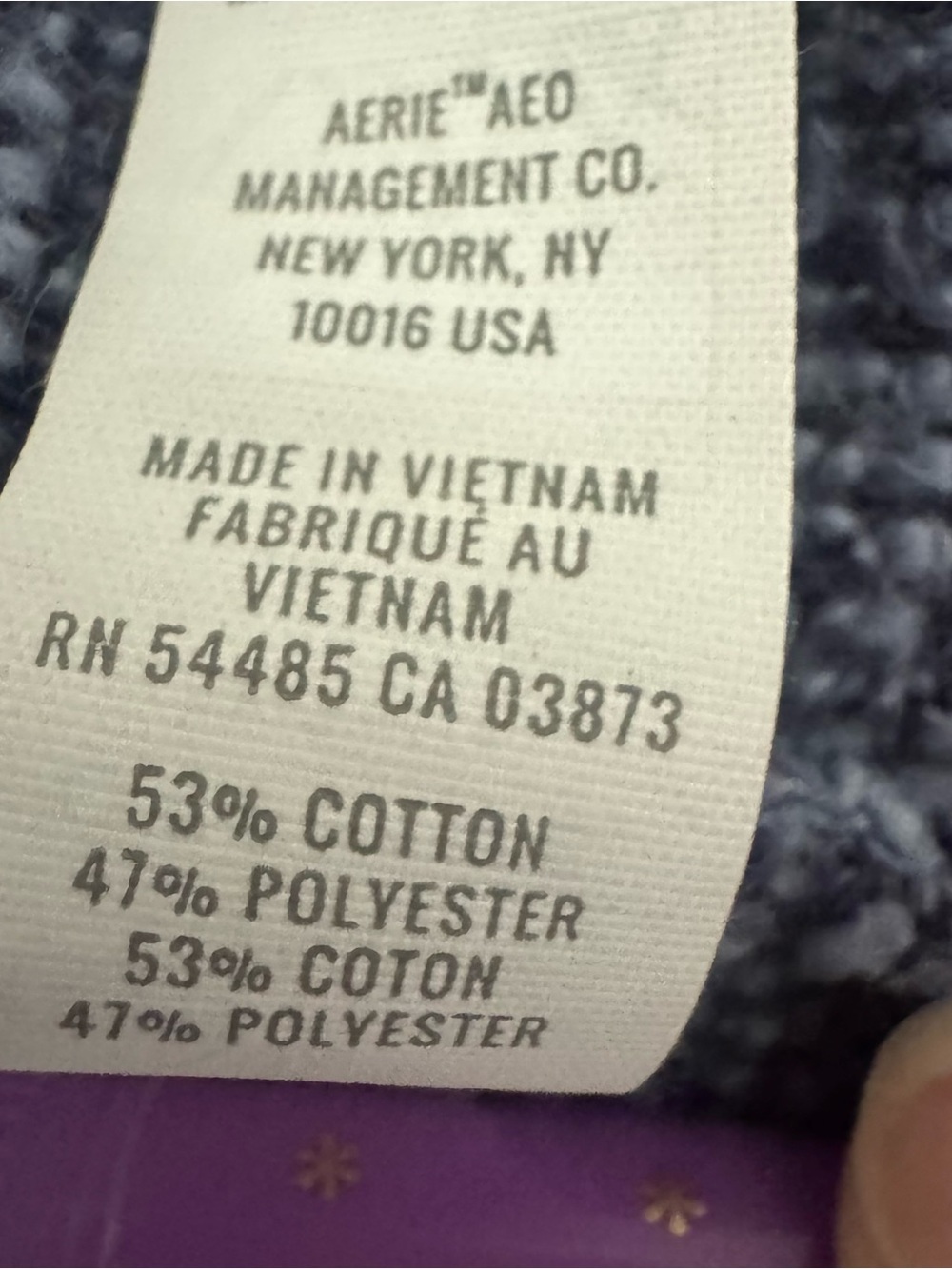 OFFLINE by Aerie Sweater Knit Joggers Medium Blue Heather Drawstring Lounge Pant - Picture 10 of 11